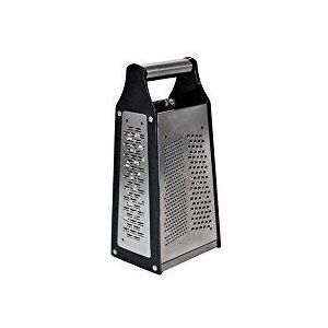 moHA Evolution Quattro Vierwegrasp, roestvrij staal, zilver/zwart, 10,5 x 8,5 x 23 cm