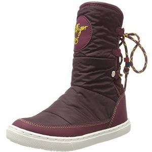 Tommy Hilfiger Dames W3285oolie Jr 1c2 instaplaarzen, Violet Burgundy 619, 39 EU