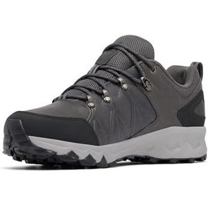 Columbia Peakfreak II Outdry Leather Low Rise Trekking- en wandelschoenen voor heren, Ti Grijs Staal Donkergrijs, 48 EU