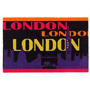 City Design London, 1692040003, deurmat/vuilvangmat, voor binnen, 50 x 78 cm, meerkleurig