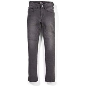 s.Oliver Jongens Skinny: jeans met wassing, grijs 96z2, 134 cm