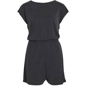 Vila VIMODALA BOAT NECK CAP SLEEVE PLAYSUIT/R, zwart beauty, M