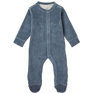 Noppies Baby Tombstone Jumpsuit voor baby's, uniseks, met lange mouwen, China Blue - P965, 68 cm