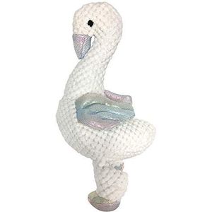 FouFou Dog 87001 Under the Sea Knotted Toy Small - Swan hondenspeelgoed