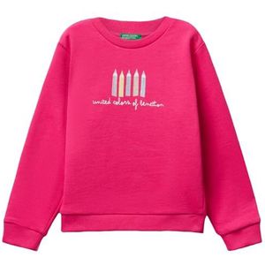 United Colors of Benetton Shirt G/C M/L, Paars, 1 jaar