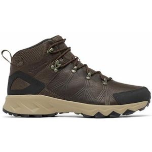 Columbia Peakfreak 2 Outdry lederen waterdichte halfhoge trekking- en wandelschoenen voor heren, Cordovan Zwart, 41.5 EU