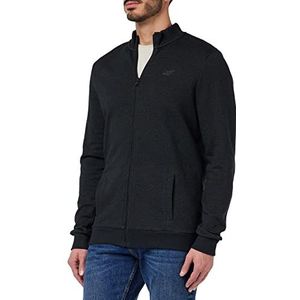 4F Sweatshirt voor heren, donkergrijze melange, S