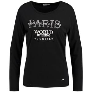 KEYLARGO Dames Paris Round T-shirt, zwart (1100), XS