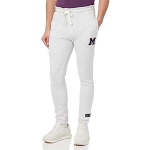 Mexx Sweatpants voor heren met small print, Off White Mele, L