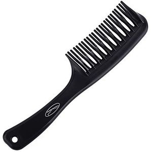 Ontwarring kam door fijne lijnen - unieke met elkaar verweven tanden om haar te ontwarren - geweldig voor afro, nat of krullend haar