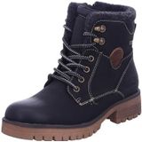 Veterboots - Effen - Imitatieleer - Warm Gevoerd