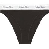 Calvin Klein - High Leg Tanga - Slip - Zwart