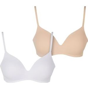 URBAN CLASSICS - Basic Padded Bra - 2-pack - Zwart - Polyester