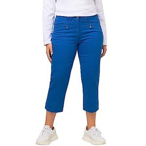 Ulla Popken Basic Mony, kuitlang, facelift broek, lapisblauw, 46