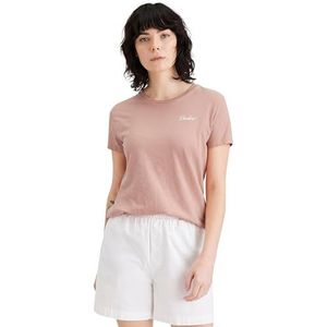 Dockers Logo Tee Tees Women's Dockers Script Graphic Tee Cameo Brown (Lucent White) M, Dockers Script Graphic Tee Cameo Brown (Lucent White), M
