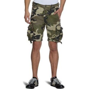 JACK & JONES Shorts 12056605, Mehrfarbig (Bottoms Camou Green), 54