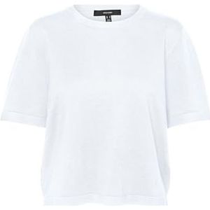 VERO MODA Gebreide damestrui VMSILJE, wit (bright white), XS