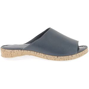 Andrea Conti Damesslippers, donkerblauw, 37 EU, blauw., 37 EU