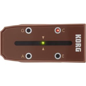 KORG MiniPitch compact Clip-On Ukulele Tuner - Brown