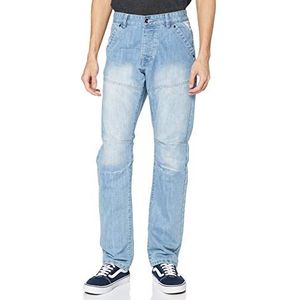 Enzo Jeans voor heren, Blauw (bleekwater wassen), 32W / 34L
