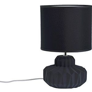 ZONS Tafellamp keramiek mat 4 kleuren D21 x H33,5 cm zwart