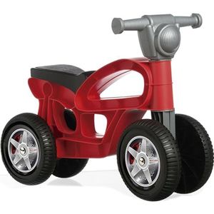 Chicos - Loopmotorfiets Mini Custom | kindermotorfiets voor kinderen vanaf 1 jaar | stabiel, licht en robuust | motorspeelgoed rood (36006)