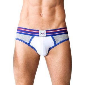 Timoteo Varsity Super Low - wit/grijs/blauw - M, 1 stuk (1 x 1 stuks)