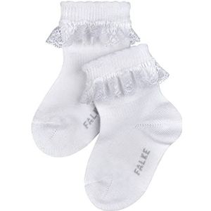 FALKE Uniseks-baby Sokken Romantic Lace B So katoen eenkleurig 1 paar, Wit White 2000, 80-92