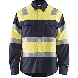Blakläder Shirt""Multinorm"", 1 stuk, XL, marineblauw/geel, 322815158933XL