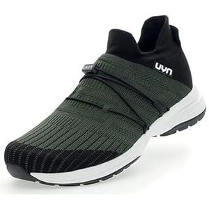 UYN Free Flow Tune Sneakers voor dames, legergroen, 35 EU