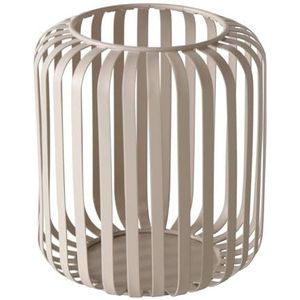 Boltze Windlicht Viki (kroonluchter van ijzer, beige, rond, 13 x 13 x 15 cm lichtlinnen) 2045506