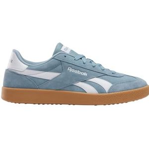 Reebok Unisex Smash Edge Sneaker, zachte leisteen/wit/kauwgom, 9.5 UK, Zachte leisteen witte kauwgom, 44 EU