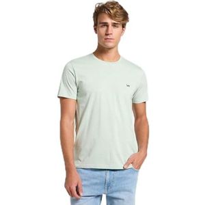 Lee Heren SS Patch Logo Tee T-shirt, Soft Sage, S