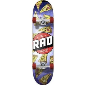 RAD Uniseks – Volwassen Logo Progressive Skateboard, Galaxy Pizza, 8 inch