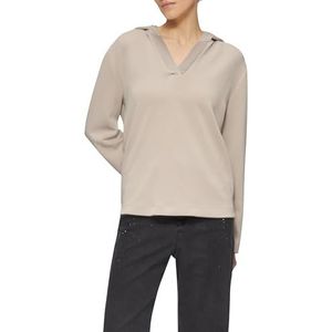 T-shirt - Effen - Jersey - Capuchon - Lange Mouw - Losse Pasvorm