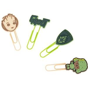 Grupo Erik Paper clips Groot - Metalen Papier Clips - Creatieve bladwijzer paperclips - 4 stuks