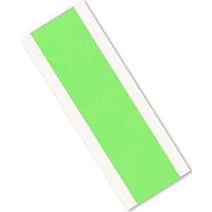 TapeCase 401+ afdekband, 2,5 cm x 10,2 cm, 500 stuks, high-performance crêpepapier, omgevormd van 3M 401+/233+, 2,5 cm x 10,2 cm rechthoeken, crêpepapier, groen
