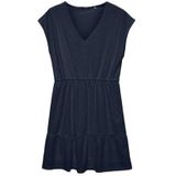 Vero Moda - VMKIM CS V-NECK SHORT DRESS JRS GA - Mini-jurk - Navy blazer