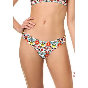 Goldenpoint Carmen Bikini, Braziliaanse V-hals, voor dames, Veelkleurig., S