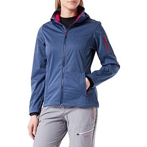 CMP Dames lichtgewicht, winddicht en waterdicht Softshell Melange Jacket Wp 8.000 WOMAN JACKET ZIP HOOD