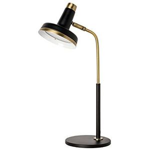 sulion Magic LED bureaulamp, 5 W, zwart en goud, 17 x 12 x 36 cm