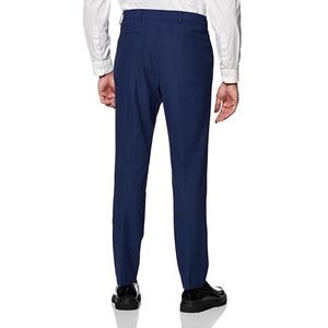 DKNY Moderne pasvorm, aparte high-performance jumpsuit herenbroek, Blauw/Vierkanten, 34W / 32L