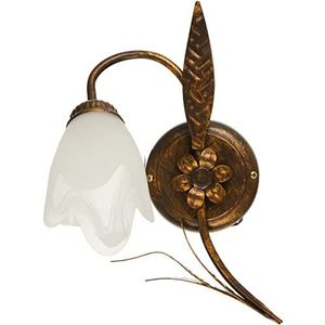 Onli 4240/Ap wandlamp, bruin/wit