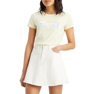 Levi's dames T-shirt The Perfect Tee, sunrise bw fill anijs, XXS
