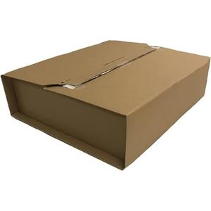 Verzenddoos – bruine doos – afmetingen 350 x 320 x 100 mm – verkocht in verpakkingen van 25 stuks