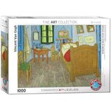 Slaapkamer in Arles (derde versie) door Vincent van Gogh 1000-delige puzzel
