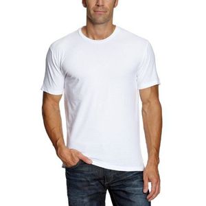 Selected - 1600220 - T-shirt - heren, Wit, XL
