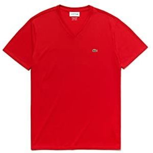 Lacoste Heren T-shirt, rood, XXL