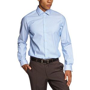 Strellson Francis Premium slim fit businesshemd voor heren, blauw (lichtblauwe strepen 229), 38