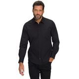 JP 1880 - Flexnamic - Overhemd - Zwart - Modern Basic Fit
